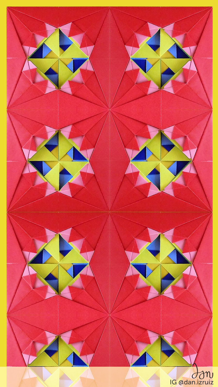 Free origami phone wallpaper